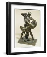 A French Bronze Group of Theseus and the Minotaur-null-Framed Giclee Print