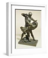 A French Bronze Group of Theseus and the Minotaur-null-Framed Giclee Print