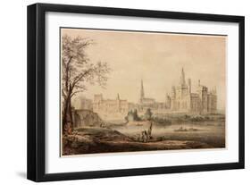 A French Chateau, 1770-Samuel Hieronymous Grimm-Framed Giclee Print