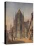 'A French Church', c1863, (1938)-Friedrich Eibner-Stretched Canvas