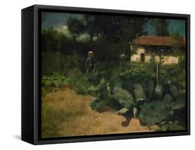 A French Kitchen Garden, 1883-Edward Stott-Framed Stretched Canvas
