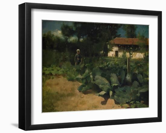 A French Kitchen Garden, 1883-Edward Stott-Framed Giclee Print