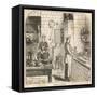 A French Kitchen-null-Framed Stretched Canvas
