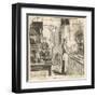 A French Kitchen-null-Framed Art Print