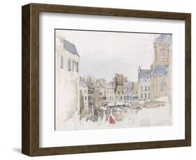 A French Market Place, C.1829-David Cox-Framed Giclee Print