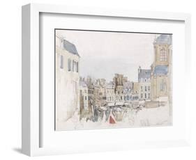 A French Market Place, C.1829-David Cox-Framed Giclee Print