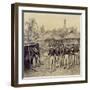 A French Navy Unit During a Raid on an Algerian Village-Jean Baptiste Martin-Framed Giclee Print