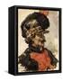 A French Soldier, 1876-Ilya Efimovich Repin-Framed Stretched Canvas