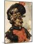 A French Soldier, 1876-Ilya Efimovich Repin-Mounted Giclee Print
