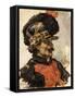 A French Soldier, 1876-Ilya Efimovich Repin-Framed Stretched Canvas