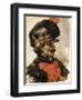 A French Soldier, 1876-Ilya Efimovich Repin-Framed Giclee Print