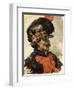 A French Soldier, 1876-Ilya Efimovich Repin-Framed Giclee Print