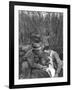 A French Soldier's Wounds are Treated, World War I, France, 1916-null-Framed Giclee Print