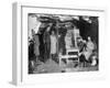 A French Telephone Post in a Cave, France, World War I, 1915-null-Framed Giclee Print