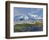 A Fresh Blanket of Snow on Mount Wilson Signifies a Change of Seasons in the Rocky Mountains.-Howard Newcomb-Framed Photographic Print