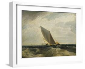 A Fresh Breeze (After Sheerness and the Isle of Sheppey)-J. M. W. Turner-Framed Giclee Print