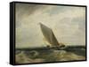 A Fresh Breeze (After Sheerness and the Isle of Sheppey)-J. M. W. Turner-Framed Stretched Canvas