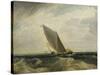 A Fresh Breeze (After Sheerness and the Isle of Sheppey)-J. M. W. Turner-Stretched Canvas