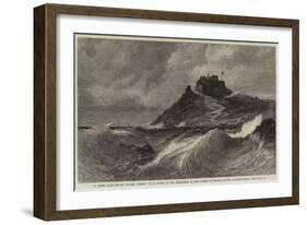 A Fresh Gale, Mount Orgueil, Jersey-Edwin Hayes-Framed Giclee Print