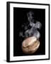 A Freshly Roasted Coffee Bean with Steam-Shawn Hempel-Framed Photographic Print