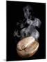 A Freshly Roasted Coffee Bean with Steam-Shawn Hempel-Mounted Photographic Print