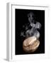 A Freshly Roasted Coffee Bean with Steam-Shawn Hempel-Framed Photographic Print