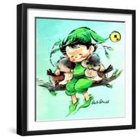 A Friend in Need - Jack & Jill-Ruth Bendel-Framed Giclee Print