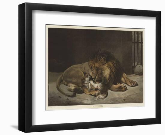 A Friend-Paul Friedrich Meyerheim-Framed Giclee Print