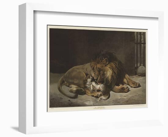 A Friend-Paul Friedrich Meyerheim-Framed Giclee Print