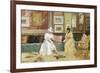 A Friendly Call, 1895-William Merritt Chase-Framed Giclee Print