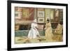 A Friendly Call, 1895-William Merritt Chase-Framed Giclee Print