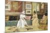 A Friendly Call, 1895-William Merritt Chase-Mounted Giclee Print