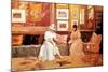 A Friendly Call, 1895-William Merritt Chase-Mounted Giclee Print