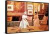 A Friendly Call, 1895-William Merritt Chase-Framed Stretched Canvas