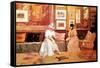 A Friendly Call, 1895-William Merritt Chase-Framed Stretched Canvas