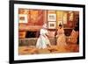 A Friendly Call, 1895-William Merritt Chase-Framed Giclee Print