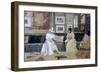 A Friendly Call-William Merritt Chase-Framed Giclee Print