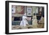 A Friendly Call-William Merritt Chase-Framed Giclee Print