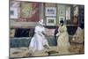 A Friendly Call-William Merritt Chase-Mounted Premium Giclee Print