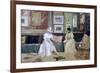 A Friendly Call-William Merritt Chase-Framed Giclee Print