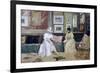 A Friendly Call-William Merritt Chase-Framed Giclee Print