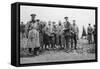 'A Friendly Chat with the Enemy', the Christmas Day Truce of 1914-English Photographer-Framed Stretched Canvas