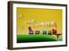 A Friendly Choo-Choo-Cindy Thornton-Framed Premium Giclee Print