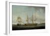 A Frigate of the Honourable East India Company in Two Positions off the Indian Coast-Thomas Whitcombe-Framed Giclee Print