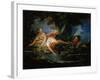 A Frightened Bather, 1736-François Boucher-Framed Giclee Print