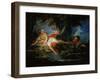 A Frightened Bather, 1736-François Boucher-Framed Giclee Print