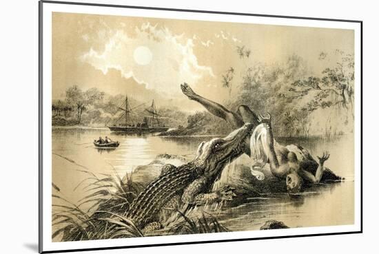 A Frightful Incident, 1883-null-Mounted Giclee Print