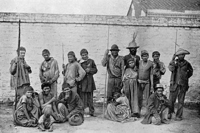 Chavantes (Xavant) Indians, São Paulo, Brazil, 1895