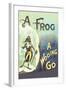 A Frog: A Wooing Go-null-Framed Art Print