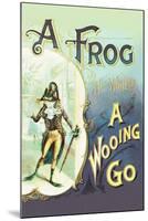 A Frog: A Wooing Go-null-Mounted Art Print